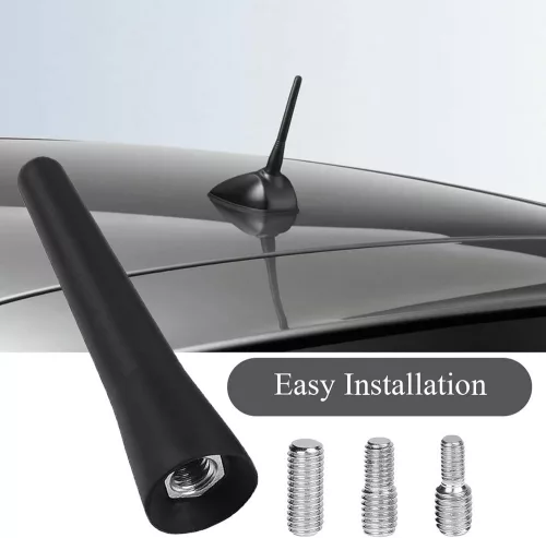 Sumex RaceSport 400809B RaceSport univerzális autóantenna – Alumínium, 18,5 cm, fekete színben