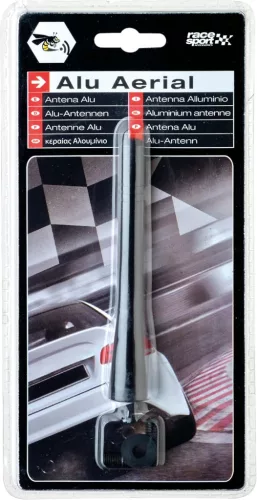 Sumex RaceSport 400809B RaceSport univerzális autóantenna – Alumínium, 18,5 cm, fekete színben