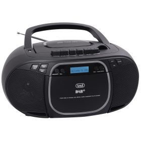   Trevi CMP 576 DAB hordozható boombox CD-vel, USB-vel, kazettával és DAB+ rádióval