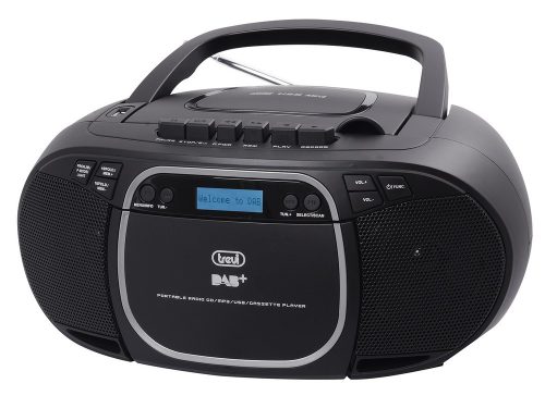 Trevi CMP 576 DAB hordozható boombox CD-vel, USB-vel, kazettával és DAB+ rádióval