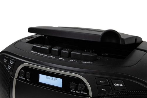 Trevi CMP 576 DAB hordozható boombox CD-vel, USB-vel, kazettával és DAB+ rádióval