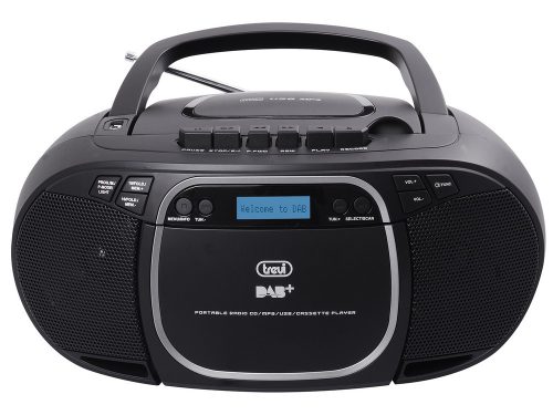 Trevi CMP 576 DAB hordozható boombox CD-vel, USB-vel, kazettával és DAB+ rádióval
