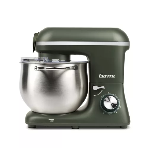 Girmi IM50 zöld professzionális konyhai multifunkciós robotgép, max 2200W, 8 literes tállal