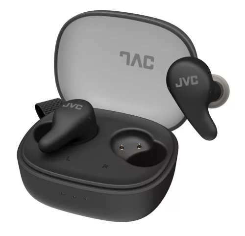 JVC HA-A23T-B True Wireless fülhallgató Zajszűrős fülhallgató a JVC legsikeresebb Gummi sorozatából, Oliva fekete színben