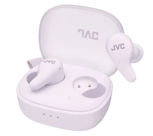 JVC HA-A23T-V True Wireless fülhallgató Zajszűrős fülhallgató a JVC legsikeresebb Gummi sorozatából, Szőlő joghurt szín