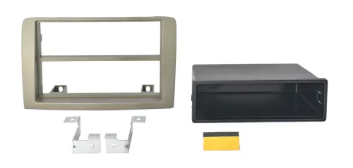 Phonocar 03319 Autórádió keret, kivehető tárolórekesszel ISO autórádiókhoz, vagy 2 ISO multimédiákhoz Fiat, Lancia