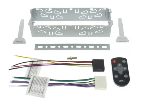 Dietz Retro 300DAB-BT Klasszikus megjelenésű, modern technológiájú autórádió a Retro szerelmeseinek ezüst-króm szín