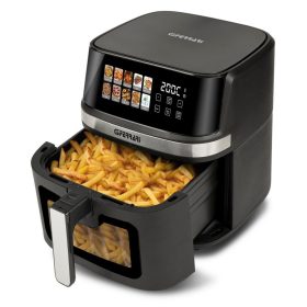   G3 Ferrari G10212 Friggisano 8L Modern, színes digitális kijelzővel ellátott, 8 literes prémium forrólevegős sütő