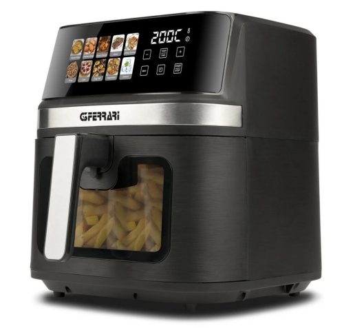 G3 Ferrari G10212 Friggisano 8L Modern, színes digitális kijelzővel ellátott, 8 literes prémium forrólevegős sütő