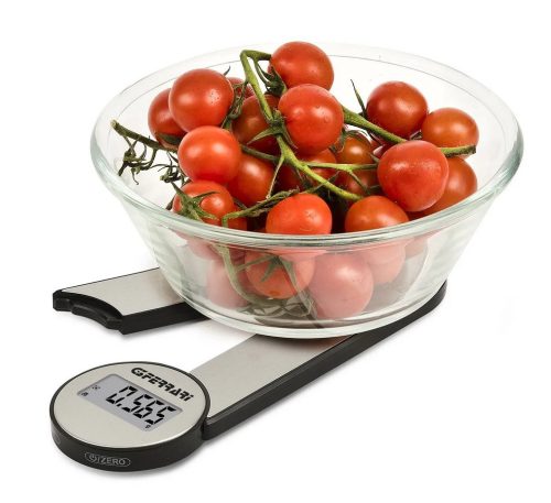 G3 Ferrari G20171 Vittoria összecsukható háztartási mérleg, 1g-5 kg méréshatár, gramm és mililiter méréssel