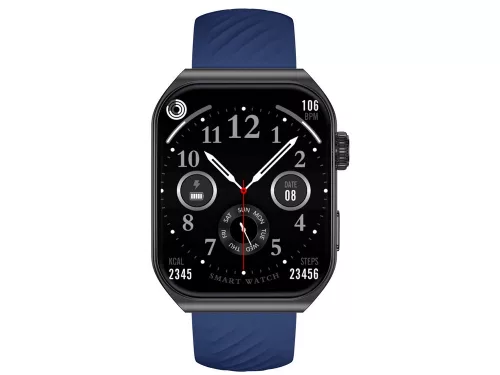 Trevi T-FIT 400 C Black– Smartwatch AMOLED kijelzővel, ívelt dizájnnal és hívásfunkcióval fekete színben
