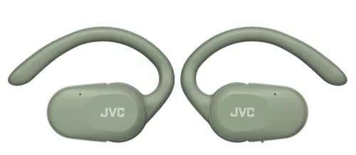 JVC HA-NP40T-G-U True Wireless Nearphones – open-ear dizájn, 26 órás üzemidő, IPX4 védelem, zöld színű