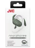 JVC HA-NP40T-G-U True Wireless Nearphones – open-ear dizájn, 26 órás üzemidő, IPX4 védelem, zöld színű