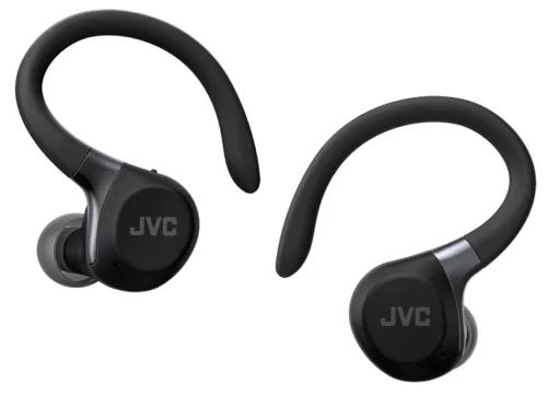 JVC HA-EC75T-B-U True Wireless sport fülhallgató – aktív zajszűrés, 40 óra üzemidő, IP57 védelem, fekete színben