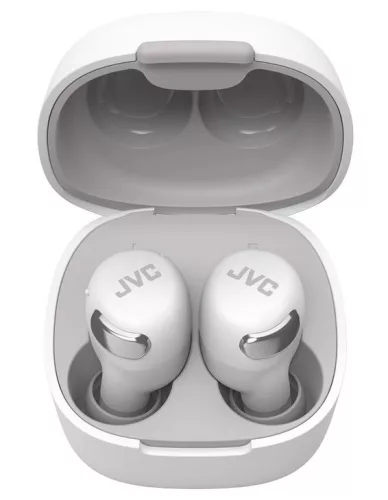 JVC HA-A30T2-W-U True Wireless fülhallgató – aktív zajcsökkentés, tömör és könnyű kialakítás, 27 óra lejátszás, fehér