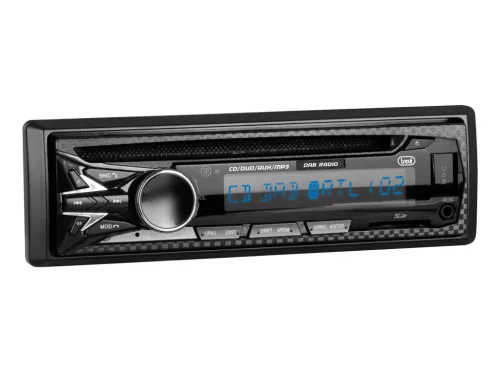 Trevi XCD 5790 DAB Autórádió – CD/DVD, DAB+ és FM rádió, Bluetooth, USB és SD lejátszás, video kimenet