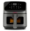 Girmi FG27 Ecofrit Lite forrólevegős sütő – 4,2 liter, 8 előre beállított program, digitális kijelző, állítható hőmérséklet.