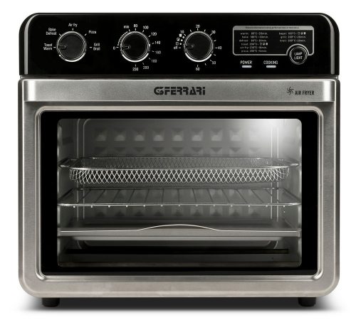 G3 Ferrari G10221 Friggisano 32L forrólevegős sütő és multifunkciós sütő – 32 liter, 6 fűtőelem, 5 funkció, max. 230 °C