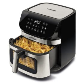   G3 Ferrari G10215 Friggisano Star forrólevegős sütő – 9 liter, dupla fűtőelem, 12 program. Nagy adagok, egészséges sütés!