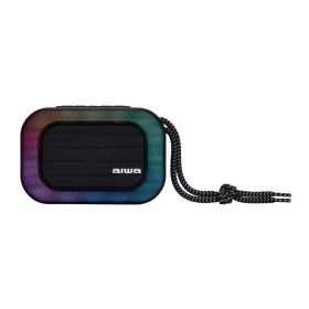   Aiwa BST-130TN stílusos, sokoldalú és IP66 védettségű Bluetooth hangszóró, kiváló hangminőséggel akár 8 órás lejátszással, Titán és fekete szín