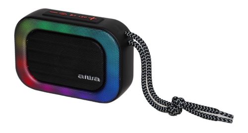 Aiwa BST-130RD stílusos, sokoldalú és IP66 védettségű Bluetooth hangszóró, kiváló hangminőséggel akár 8 órás lejátszással, piros és fekete