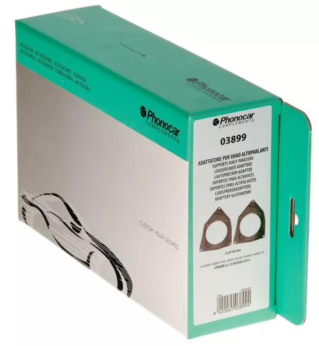 Phonocar 03899 Professzionális hangszóró keret Citroenhez 130 mm-es adapter, prémium illesztés, 2 db-os csomag
