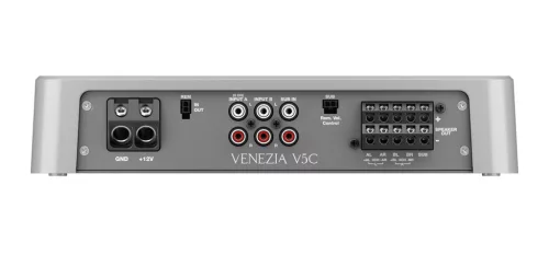 Hertz Venezia V5C-24 Advanced Class D technológiás 5 csatornás hajós erősítő, IPX2 tanúsítvány 24V