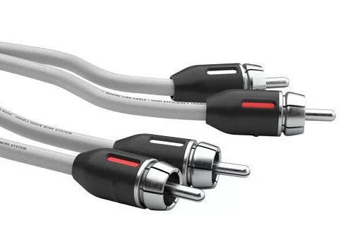 Hertz HMLC2 13 2 csatornás RCA kábel 400 cm, tengeri környezethez, ónozott OFC réz, aranyozott csatlakozó