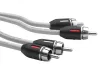 Hertz HMLC2 3 2 csatornás RCA kábel 100 cm, ónozott OFC réz, tengeri felhasználásra