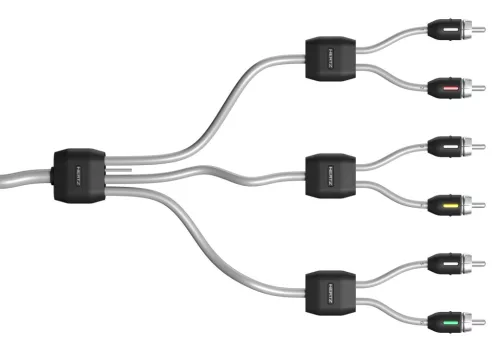 Hertz HMLC6 13 Hertz 6 csatornás RCA kábel kiváló jelátvitellel, tengeri környezetre tervezve.