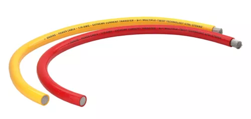 Hertz MPC RD 4.0 Hertz tengerészeti minősítésű tápkábel 4AWG (21,15 mm²) piros szín
