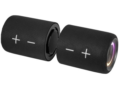 Trevi XSC 8A88 B  TWS Bluetooth 5.3 Dupla hangszóró IPX5 védelemmel, Disco LED fénnyel, fekete szín