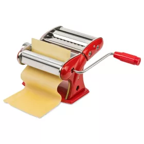   Girmi IM92 Kézi, olasz tésztagép lasagnához, tagliatelléhez és spagettihez, 7 vastagsági beállítás, piros színben