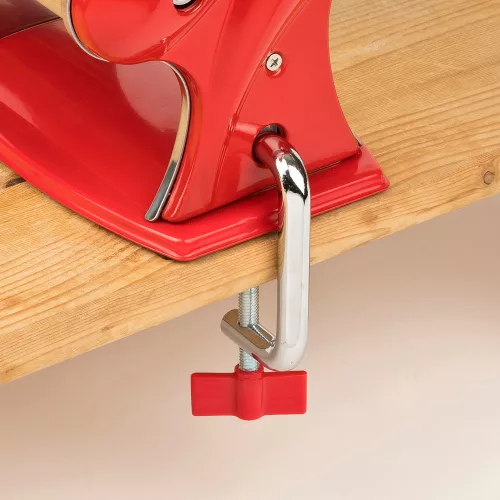 Girmi IM92 Kézi, olasz tésztagép lasagnához, tagliatelléhez és spagettihez, 7 vastagsági beállítás, piros színben