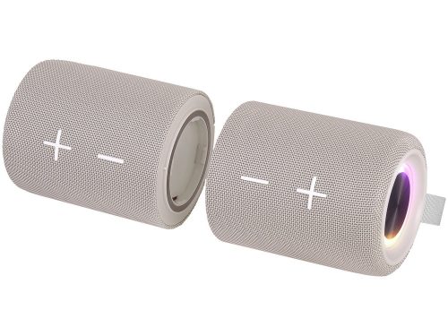 Trevi XSC 8A88 B TWS Bluetooth 5.3 Dupla hangszóró IPX5 védelemmel, Disco LED fénnyel, krém szín