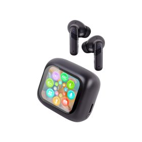   Trevi EAR 100 AID AI fordítással, érintőképernyős kijelzővel és multimédiás vezérléssel ellátott Bluetooth fülhallgató, fekete