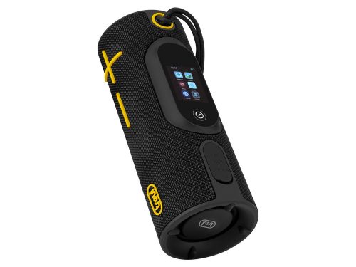 Trevi XSC 8B30 BD vezeték nélküli Multi-Room hangszóró, 2×10W, Bluetooth 5.3, IPX5, érintőkijelző, USB/Micro SD lejátszás