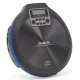 Aiwa PCP-850BL Hordozható MP3 Discman X-HyperBass és 50mp ESP védelemmel, fülhallgatóval és igényes tárolóval, kék