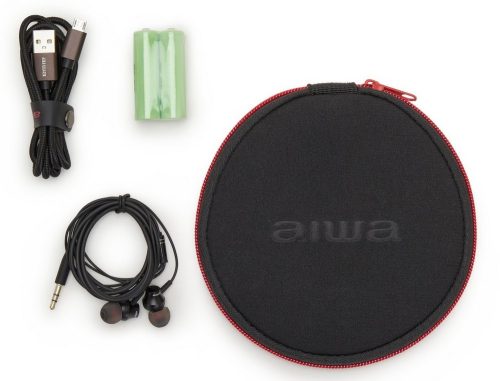Aiwa PCP-850BL Hordozható MP3 Discman X-HyperBass és 50mp ESP védelemmel, fülhallgatóval és igényes tárolóval, kék