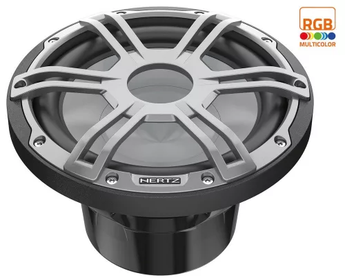 Hertz HMS 10 S4-LD-G.1 marine mélynyomó 10” (250 mm) 300/600 W 4 Ω Sport LED ráccsal