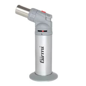   Girmi AG55 zsebsárkány kétféle láng, állítható hőfok, biztonsági zár, butángázzal újratölthető, Ezüst színben