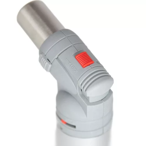 Girmi AG55 zsebsárkány kétféle láng, állítható hőfok, biztonsági zár, butángázzal újratölthető, Ezüst színben