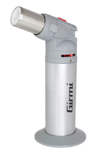 Girmi AG55 zsebsárkány kétféle láng, állítható hőfok, biztonsági zár, butángázzal újratölthető, Ezüst színben