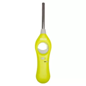   Girmi  AG21 újratölthető gázgyújtó, állítható láng, biztonsági zár, környezetbarát, konyhába, grillhez és kandallóhoz. Zöld