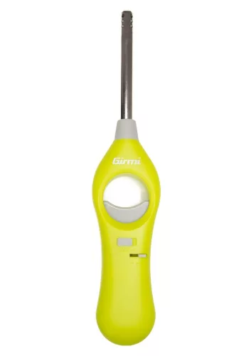 Girmi  AG21 újratölthető gázgyújtó, állítható láng, biztonsági zár, környezetbarát, konyhába, grillhez és kandallóhoz. Zöld