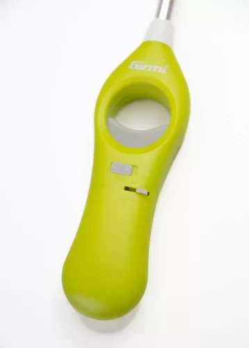 Girmi  AG21 újratölthető gázgyújtó, állítható láng, biztonsági zár, környezetbarát, konyhába, grillhez és kandallóhoz. Zöld