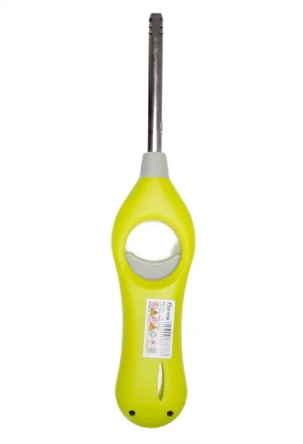 Girmi  AG21 újratölthető gázgyújtó, állítható láng, biztonsági zár, környezetbarát, konyhába, grillhez és kandallóhoz. Zöld