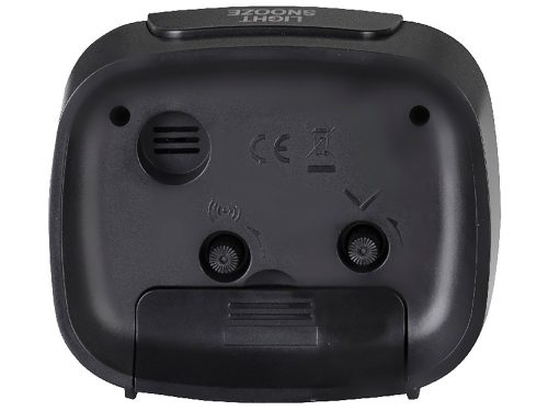 Trevi SL 3054 kvarc ébresztőóra LED megvilágítással, elektronikus ébresztéssel és halk SWEEP működéssel, fekete színben