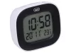 Trevi SLD 3875 digitális óra LED háttérvilágítással, hőmérővel, naptárral és SNOOZE funkcióval, Fehér szín