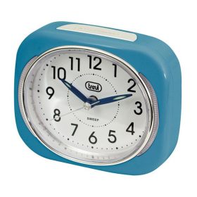   Trevi SL 3040 LED háttérvilágítású ébresztőóra, csendes SWEEP mechanika, fokozatos ébresztés, kék színben